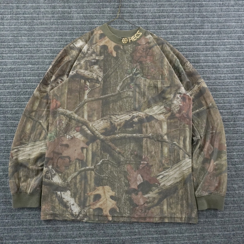 HECS Stealthscreen Long Sleeve Shirt Mens L Camo Carbon Fiber Hunting Top